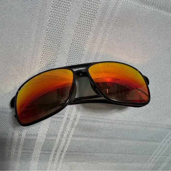 Maui Jim Black Sunglasses with Orange Lenses‎ main image 9